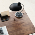 Matte Black Fritz Hansen Kaiser Idell 6631 Luxus Table Lamp