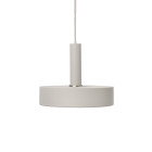 Ferm Living Collect High Socket Pendant Record Grey Grey