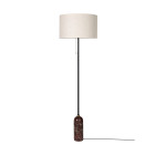 Gubi Gravity Floor Lamp Maroon Marble Canvas