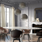 Panzeri Smoke Suspension Lifestyle Dining Room