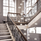 Lodes Jefferson LED Pendant on Staircase