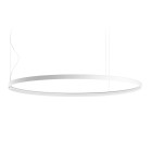Panzeri Zero Round Horizontal LED Pendant 100 White
