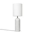Gubi Gravity XL Floor Lamp White Marble White High