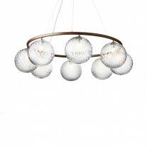 Nuura Miira 8 Circular Pendant Dark Bronze/Optic Clear