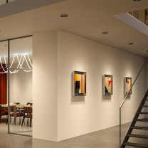 Artemide Architectural Helgoland LED Downlight System Lifestyle Corridor