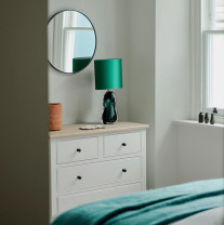 Porta Romana Perfume Bottle Lamp Forest in Bedroom