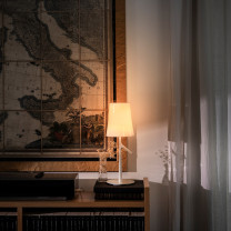 Small White Foscarini Birdie Table Lamp