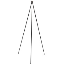 Northern Oslo Wood Floor Lamp Black Base