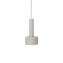 Ferm Living Collect High Socket Pendant Disc Grey Grey