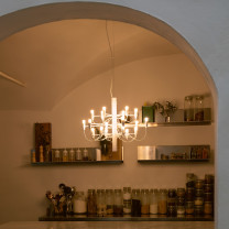 Matte White Flos 2097/18 Chandelier