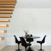 Moooi Flock of Light LED Suspension in Stairwell