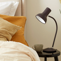 Anglepoise Type 75 Mini Table Lamp Black at Bedside