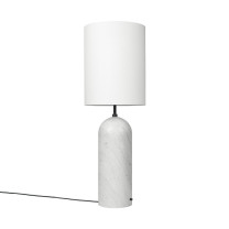 Gubi Gravity XL Floor Lamp White Marble White High