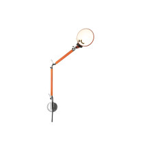 Artemide Tolomeo Wall Light Micro Orange