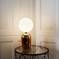 Parachilna Aballs M GR Table Lamp Golden 