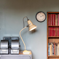 Anglepoise Original 1227 Mini  Table Lamp National Trust Buttermilk Yellow in Office 