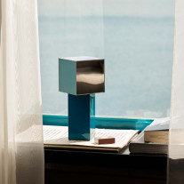 &Tradition Pivot ATD7 Blue Silver Lamp Off