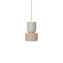 Ferm Living Collect Bell Socket Pendant Disc Grey Cashmere