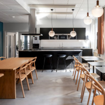 Zero Fog LED Pendant Lifestyle Kitchen