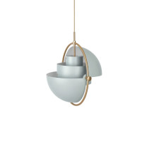 Gubi Multi-Lite Pendant Light Large Sea Grey Brass