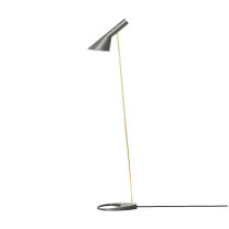 Louis Poulsen AJ Floor Lamp Grey/ Brass