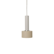 Ferm Living Collect High Socket Pendant Disc Grey Cashmere
