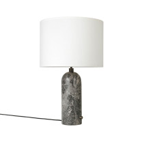 Gubi Gravity Table Lamp Grey Marble White Large