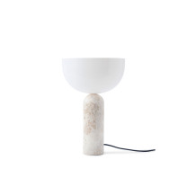 New Works Kizu Table Lamp Large Kunis Breccia Marble