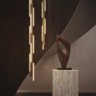 Lee Broom Hail LED Pendants in Stairwell