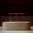 Marset Fris LED Suspension Light Over Bar