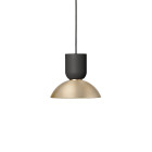 Ferm Living Collect Brass Pendant Hoop Bell Black