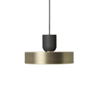 Ferm Living Collect Brass Pendant Record Black Bell