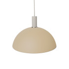 Ferm Living Collect Low Socket Pendant Dome Grey Cashmere