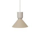 Ferm Living Collect Bell Socket Pendant Bell Grey Cashmere