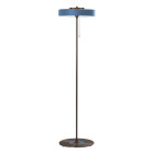 Bert Frank Revolve Stem Floor Lamp Dark Bronze Blue