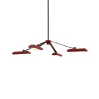 Bert Frank Rinato LED Chandelier 4 Dark Bronze Red