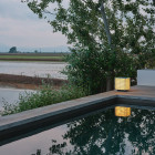  Santa & Cole Shiro Outdoor Table Lamp by Poolside