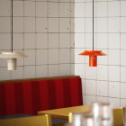 Linen & Red Orange Pholc Lille 24 Pendants