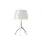 Foscarini Lumiere Table Lamp - Large, White / Aluminium