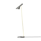 Louis Poulsen AJ Floor Lamp Grey/ Brass
