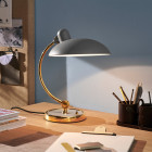 Grey Fritz Hansen Kaiser Idell 6631 Luxus Table Lamp