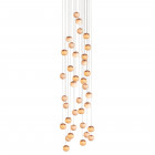 Bocci 84 Series Chandelier Light 36 Lights Square Ceiling Canopy