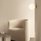 Audo Copenhagen TR Bulb Ceiling/Wall Light Steel in Living Room
