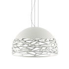 Lodes Kelly Dome Pendant Large White