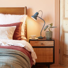 Anglepoise Original 1227 Mini  Table Lamp National Trust Neptune Blue at Bedside
