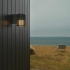 Single Black Nordlux Aludra Outdoor Wall Light