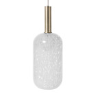 Ferm Living Collect High Socket Pendant Glass Tall Brass Casca
