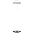 Bert Frank Revolve Stem Floor Lamp Dark Bronze White
