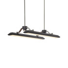 Bert Frank Rinato LED Linear Pendant Satin Nickel Black