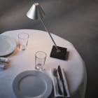 Santa & Cole Gira Mini Portable Lamp Natural Aluminium